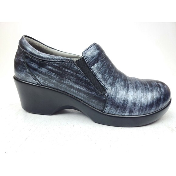 Alegria Shoes - Alegria Womens ERY-827 Leather Round Toe Clog Shoes Size EUR 37 US 7-7.5